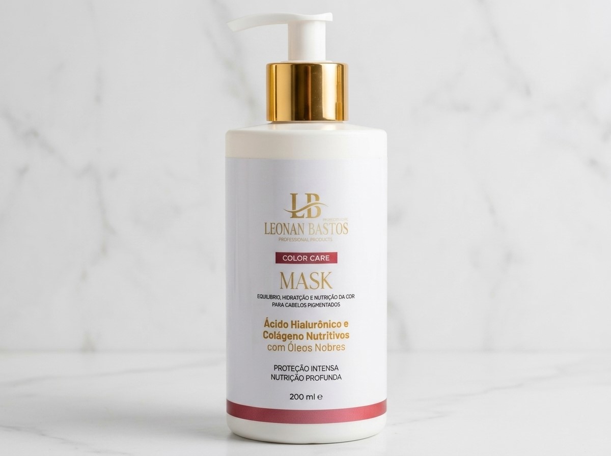 Máscara Color Care Leonan Bastos 300ml — tratamento profundo protetor da cor