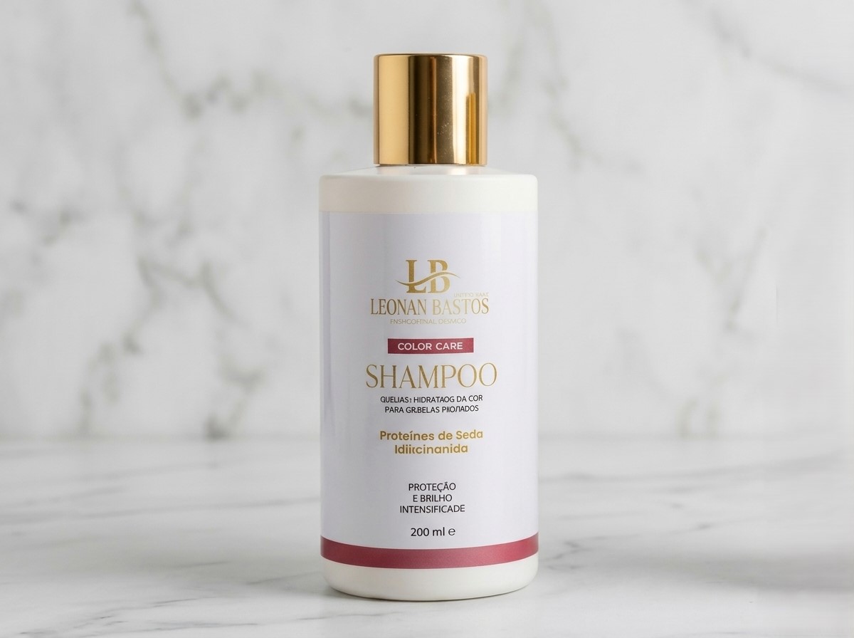 Shampoo Color Care Leonan Bastos 300ml — proteção e brilho para cabelos coloridos