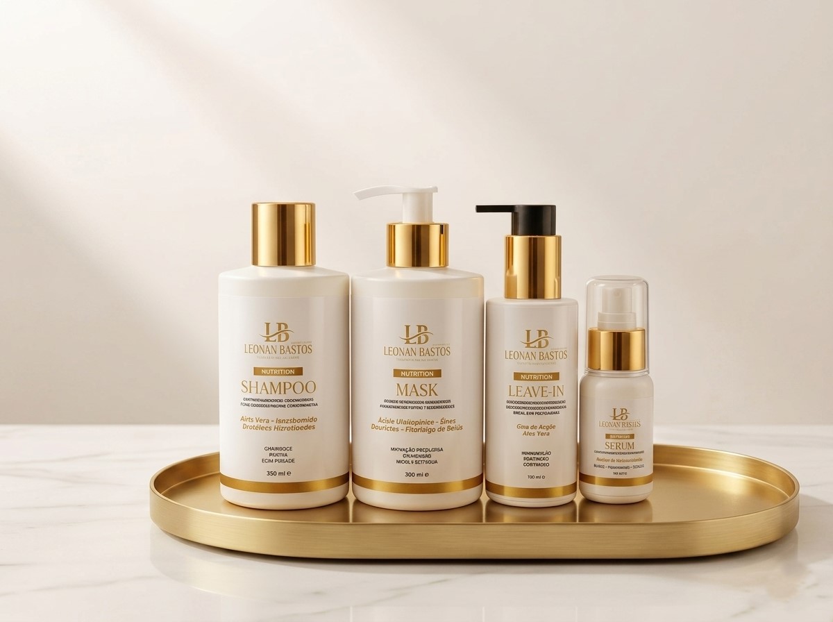Kit produtos capilares Leonan Bastos — Color Care e Nutrition